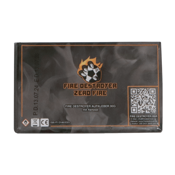 Fire Destroyer nalepnica - aerosol tip S